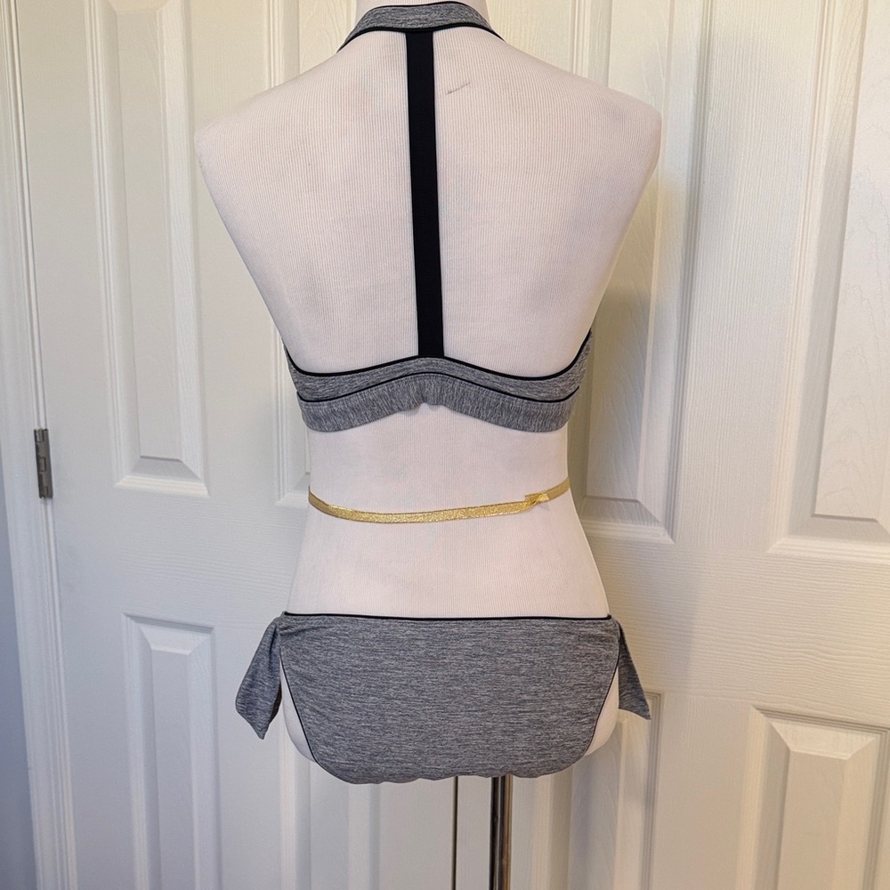 Athleta Gray Bikini Set Size M in Excellent Used Condition, Super Cute - Picture 3 of 9